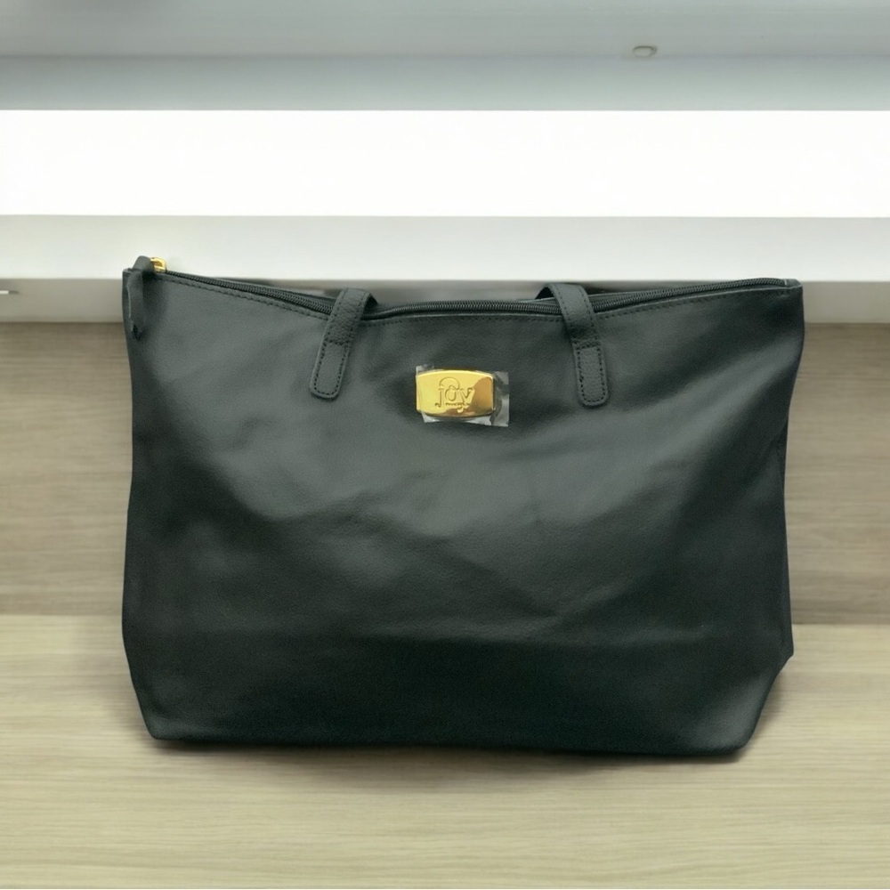 Joy Mangano Leather Tote Retail $40